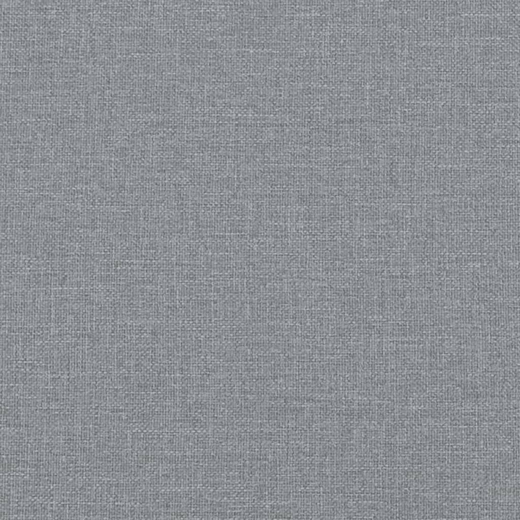 vidaXL Pagalvėlės, 2vnt., šviesiai pilkos spalvos, 15x50cm, audinys