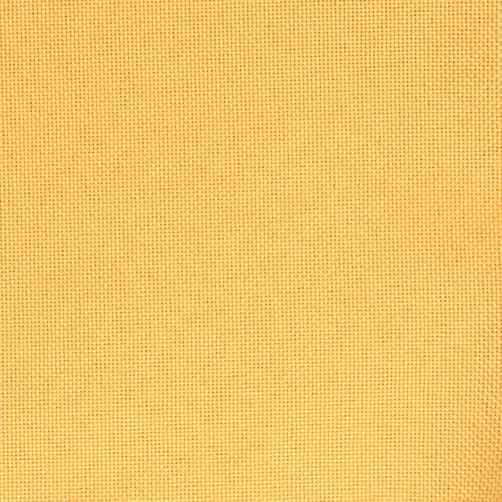 vidaXL Baro taburetės, 2vnt., garstyčių geltonos spalvos, audinys