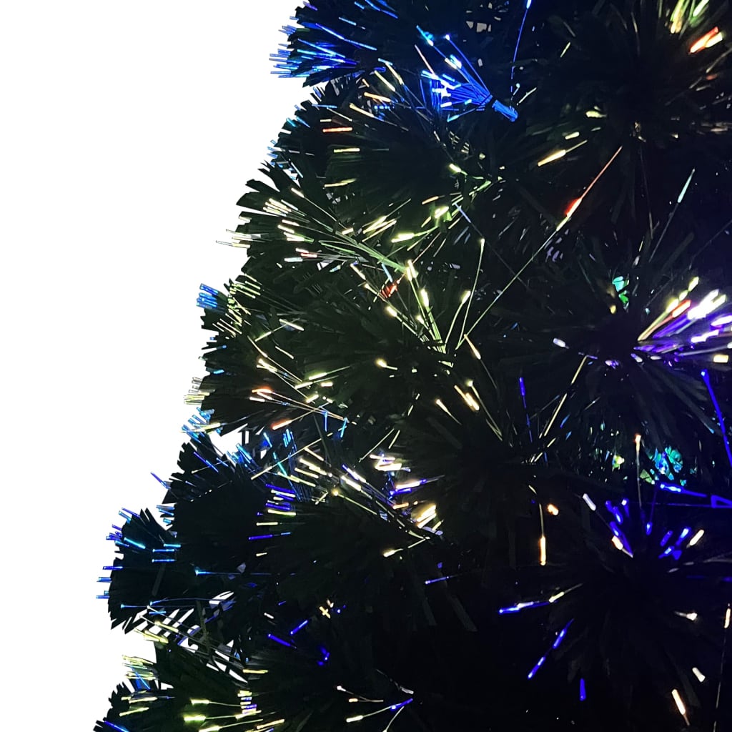 vidaXL Dirbtinė Kalėdų eglutė, žalios spalvos, 64cm, optinis pluoštas