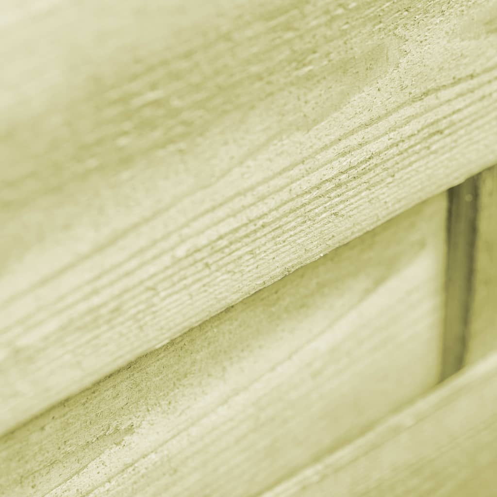 vidaXL Sodo vartai, žali, 100x75cm, impregnuota pušies mediena