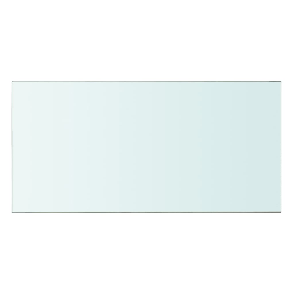 vidaXL Lentynos, 2vnt., skaidrios, 60x30cm, stiklo plokštė (243826x2)