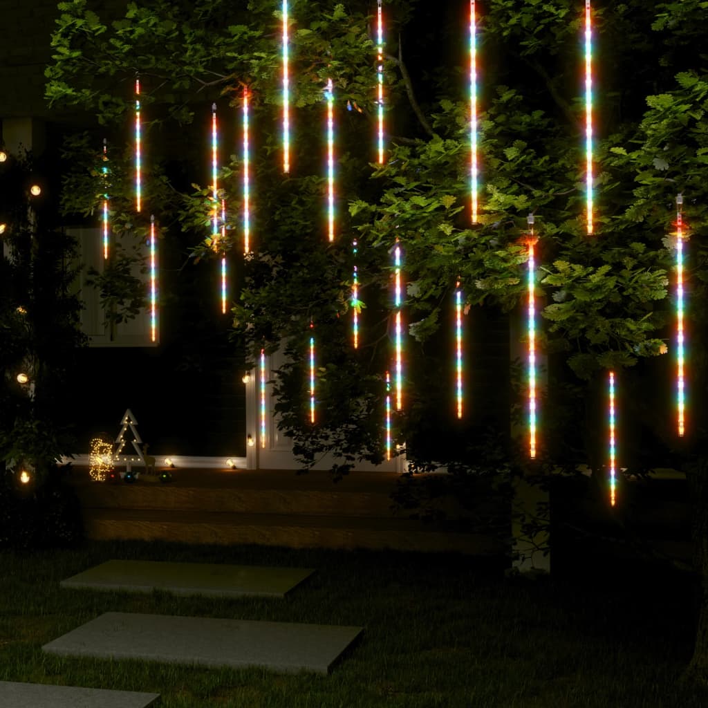 vidaXL Girlianda meteorų lietus, 20vnt., 50cm, 720 spalvotų LED