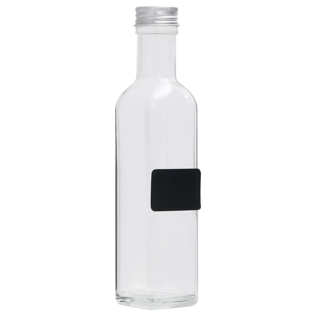 vidaXL Stikliniai buteliukai su užsukamais dangteliais, 20vnt., 250ml