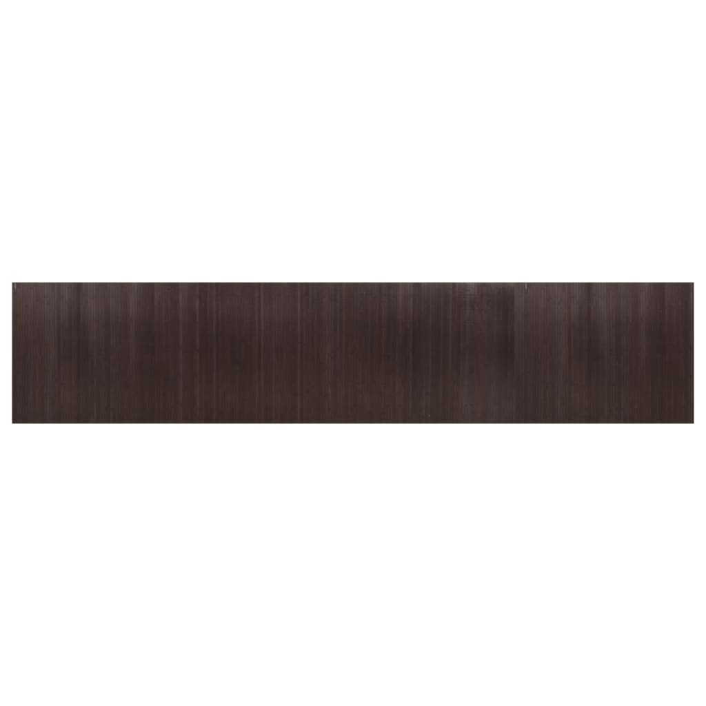 vidaXL Kambario pertvara, tamsiai rudos spalvos, 165x800cm, bambukas