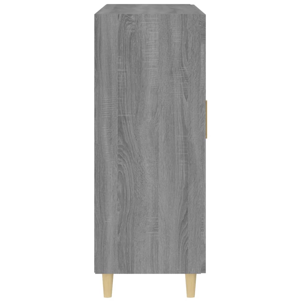 vidaXL Šoninė spintelė, pilka ąžuolo, 69,5x34x90cm, apdirbta mediena