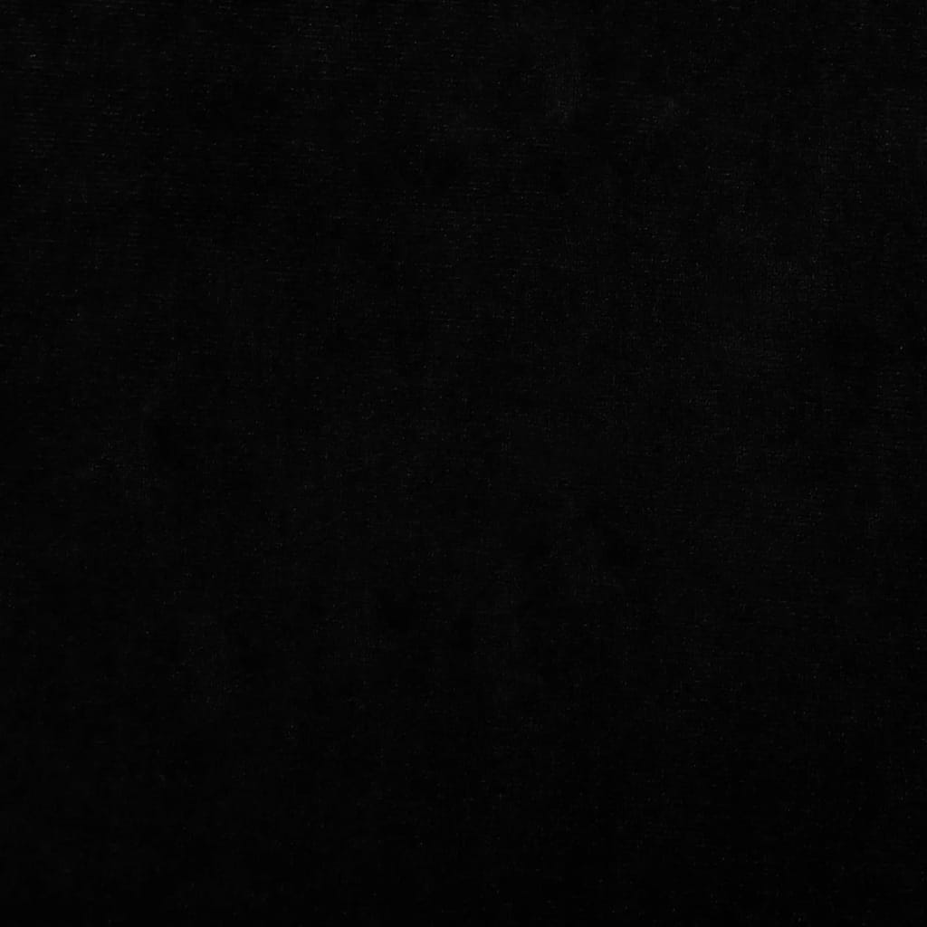 vidaXL Lova šunims, juodos spalvos, 70x52x30cm, aksomas