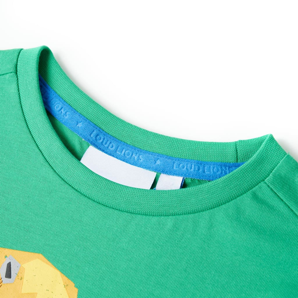 Vaikiški marškinėliai, žalios spalvos, 92 dydžio