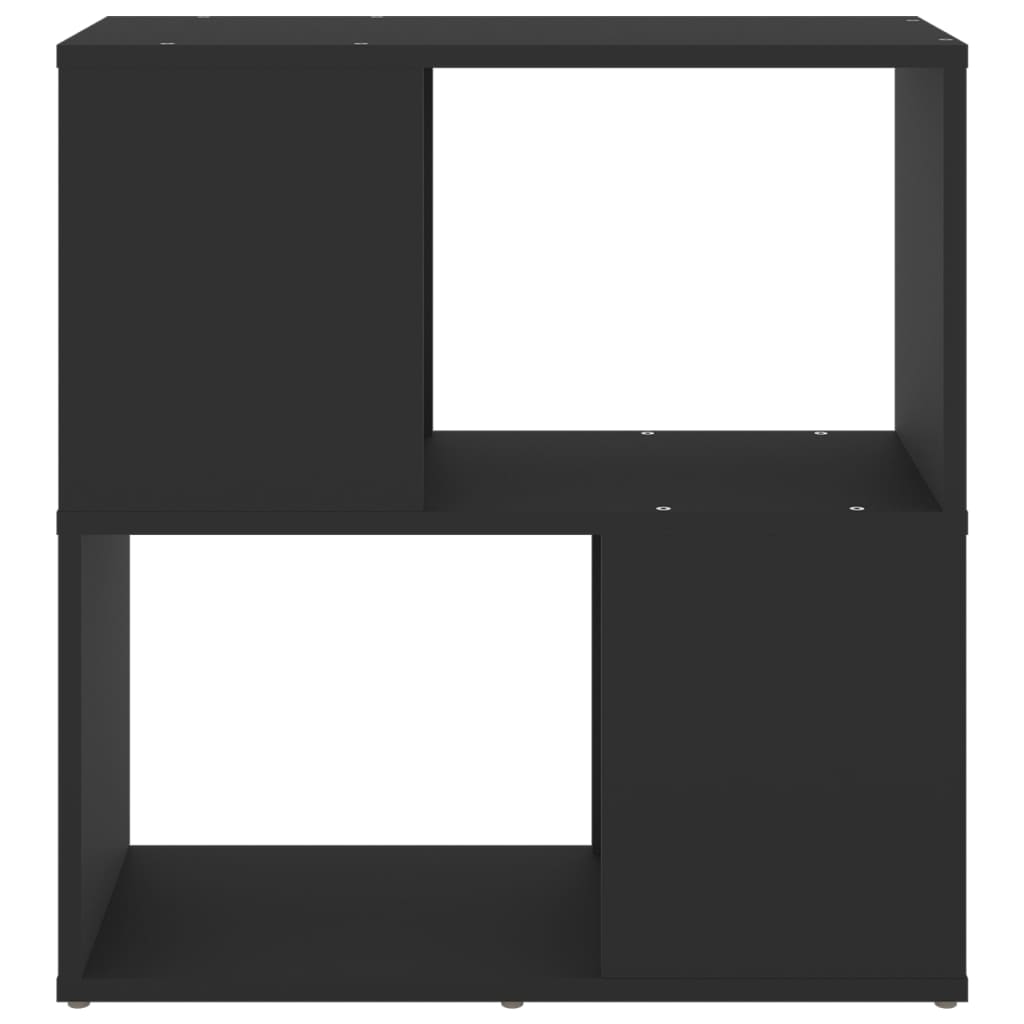 vidaXL Spintelė knygoms, juodos spalvos, 60x24x63cm, MDP