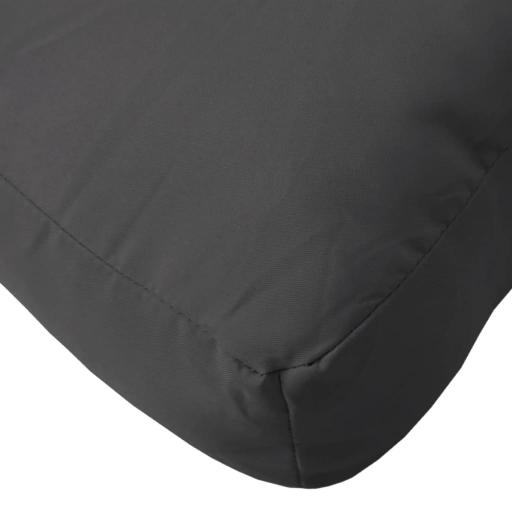 vidaXL Paletės pagalvėlė, juodos spalvos, 60x60x6cm, oksfordo audinys