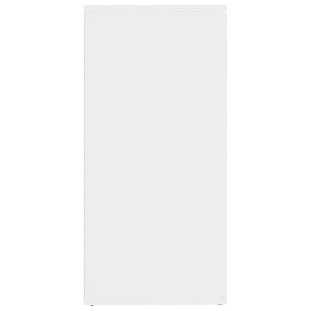 vidaXL Šoninė spintelė, baltos spalvos, 160x36x75cm, MDP