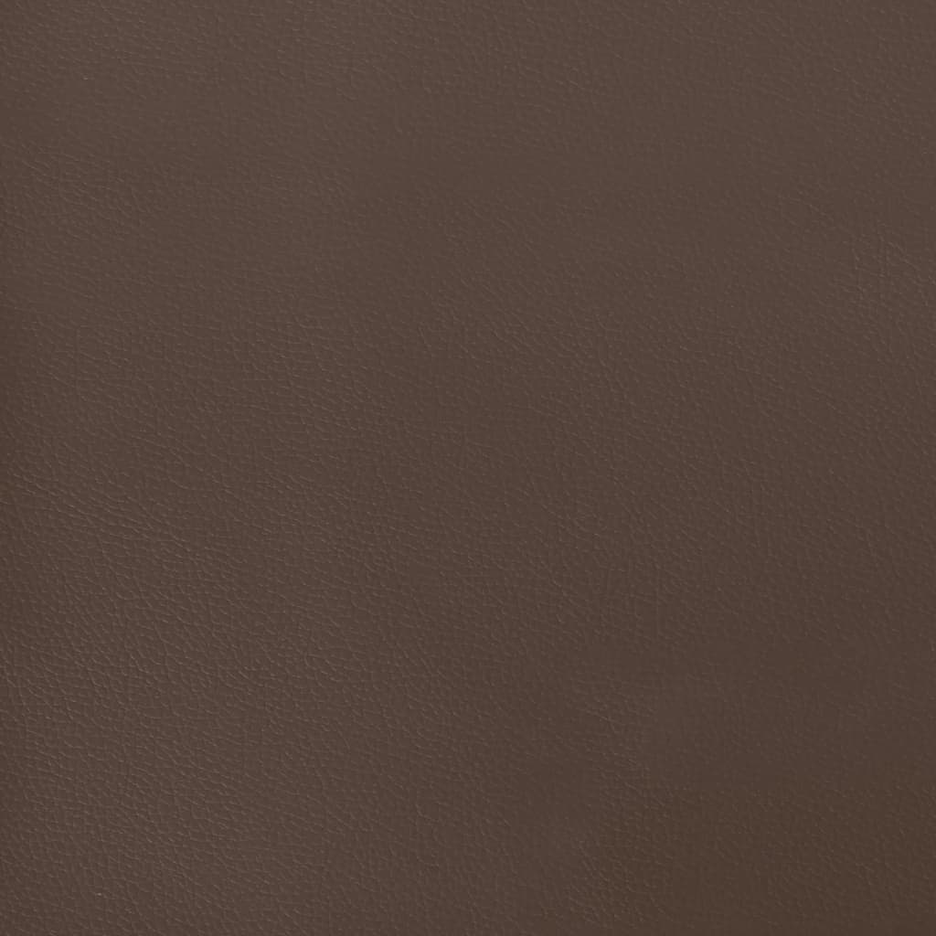 vidaXL Galvūgaliai, 4vnt., rudos spalvos, 72x5x78/88cm, dirbtinė oda
