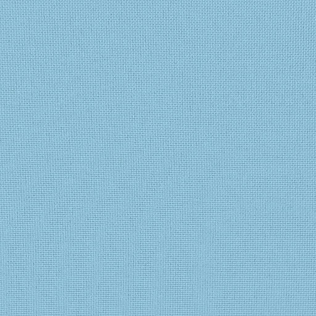 vidaXL Lauko pagalvės, 4 vnt., šviesiai mėlynos sp., 45x45 cm