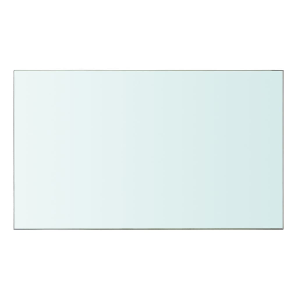 vidaXL Lentynos plokštė, skaidrus stiklas, 50x30 cm