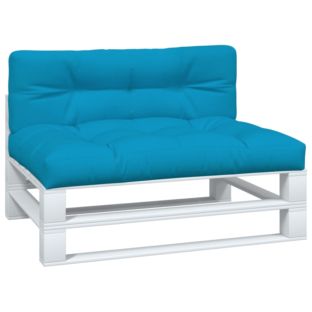 vidaXL Palečių pagalvėlės, 2vnt., mėlynos spalvos, audinys