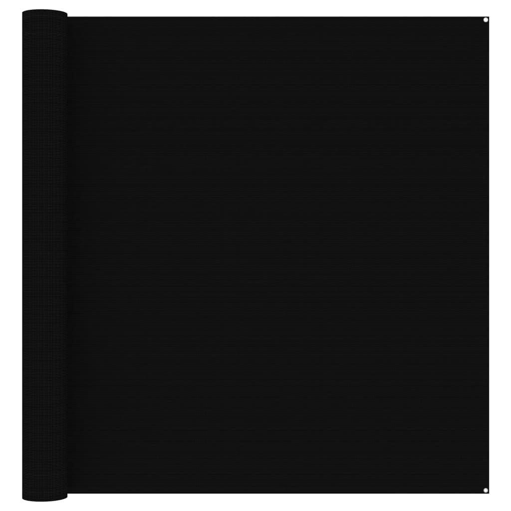 vidaXL Palapinės kilimėlis, juodos spalvos, 300x400cm