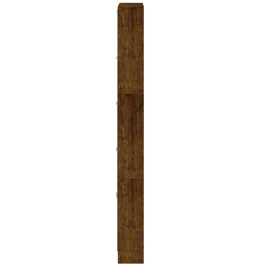 vidaXL Spintelė batams, dūminio ąžuolo, 59x17x169cm, apdirbta mediena