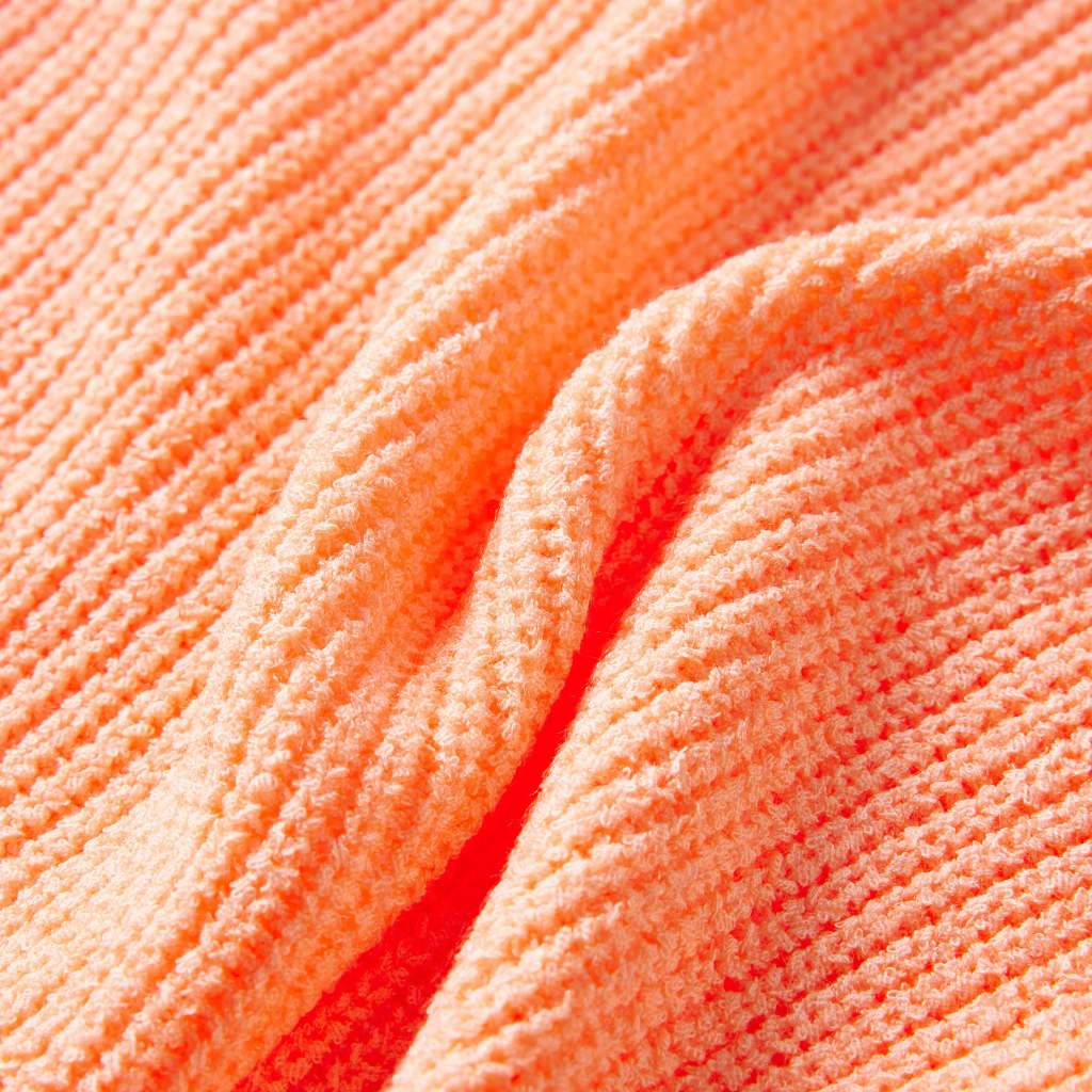 Vaikiškas megztinis, ryškiai oranžinės spalvos, megztas, 92 dydžio