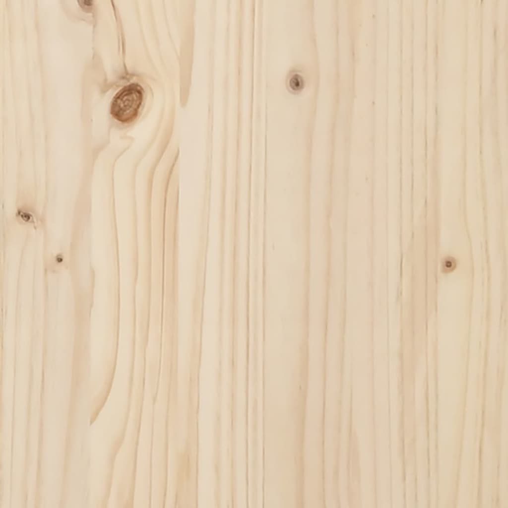 vidaXL Rašomasis stalas, 110x50x75cm, pušies medienos masyvas