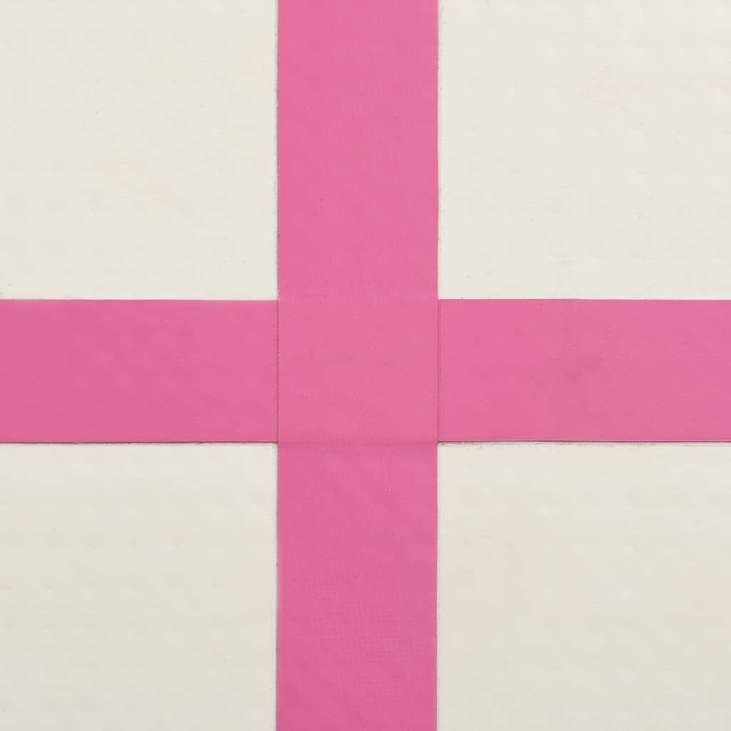 vidaXL Pripučiamas gimnastikos kilimėlis, rožinis, 60x100x20cm, PVC