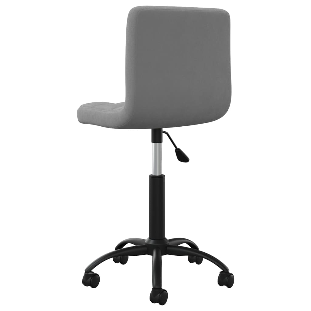 vidaXL Pasukama valgomojo kėdė, tamsiai pilka, aksomas (334357)
