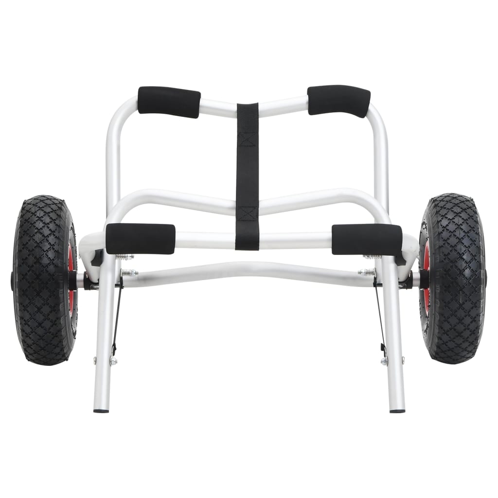 vidaXL Baidarės vežimėlis, aliuminis, sulankstomas, 45kg