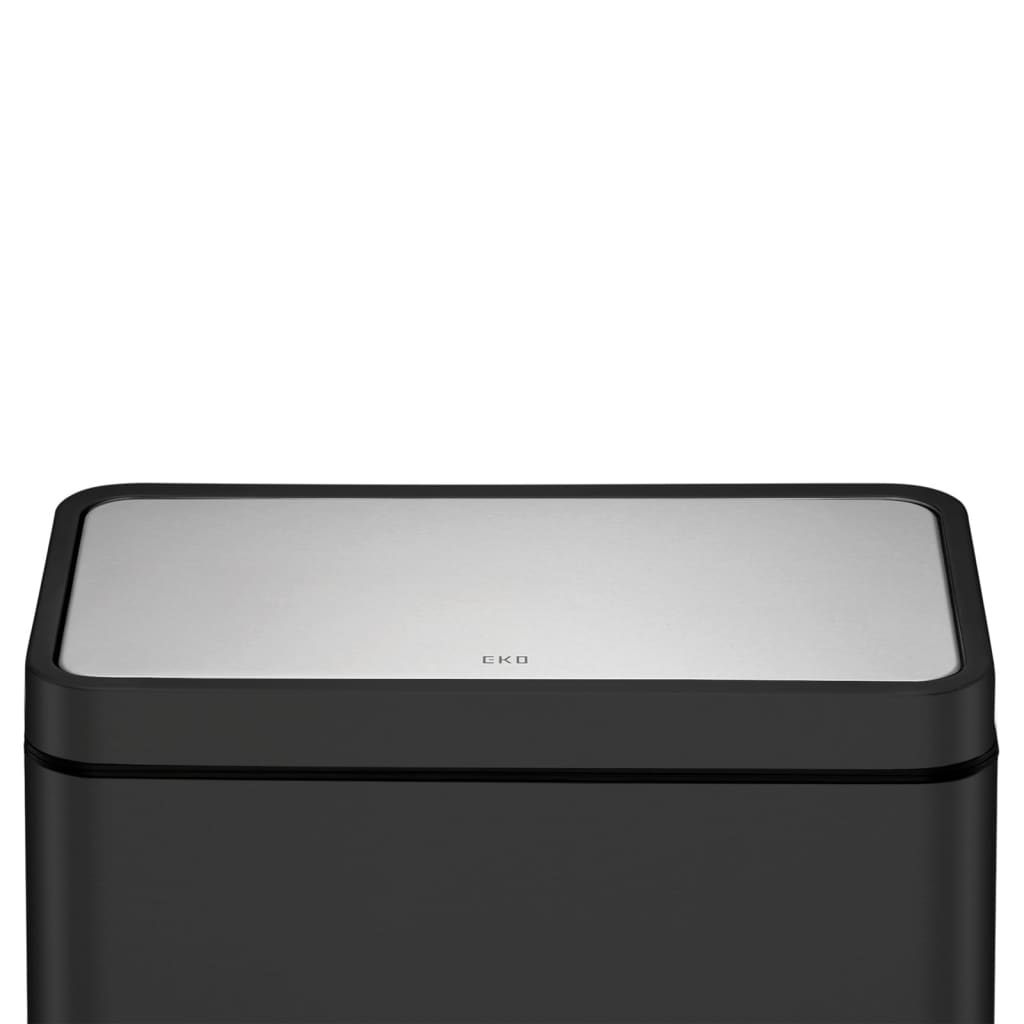 EKO Šiukšliadėžė su pedalu X-Cube, juodos spalvos, 45l