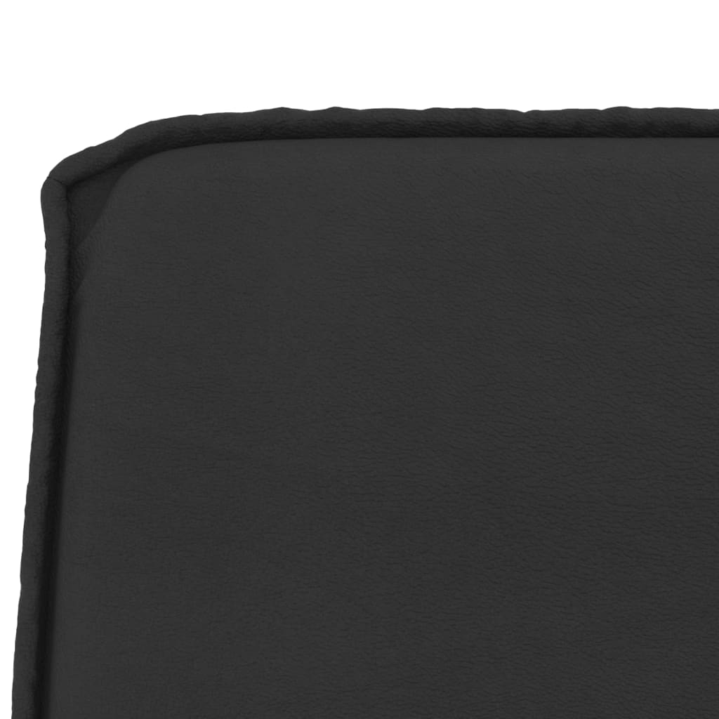 vidaXL Suoliukas, juodos spalvos, 100x75x76cm, dirbtinė oda