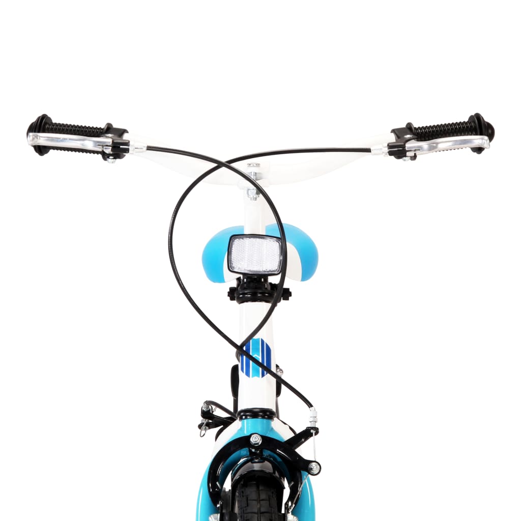 vidaXL Vaikiškas dviratis, mėlynos ir baltos spalvos, 20 colių