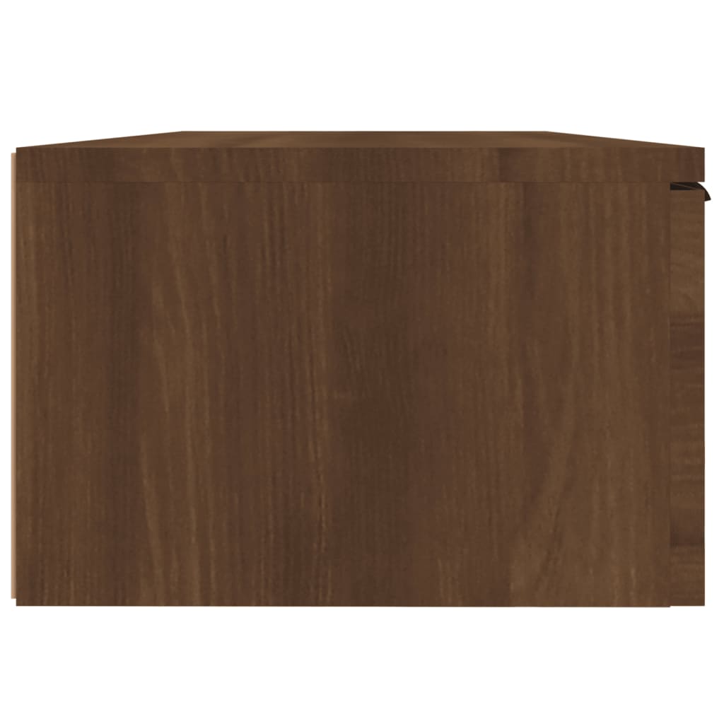 vidaXL Sieninė spintelė, ruda ąžuolo, 68x30x20cm, apdirbta mediena
