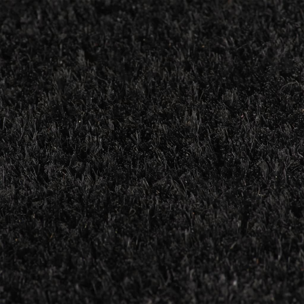 vidaXL Durų kilimėlis, juodas, 100x300cm, kokoso pluoštas