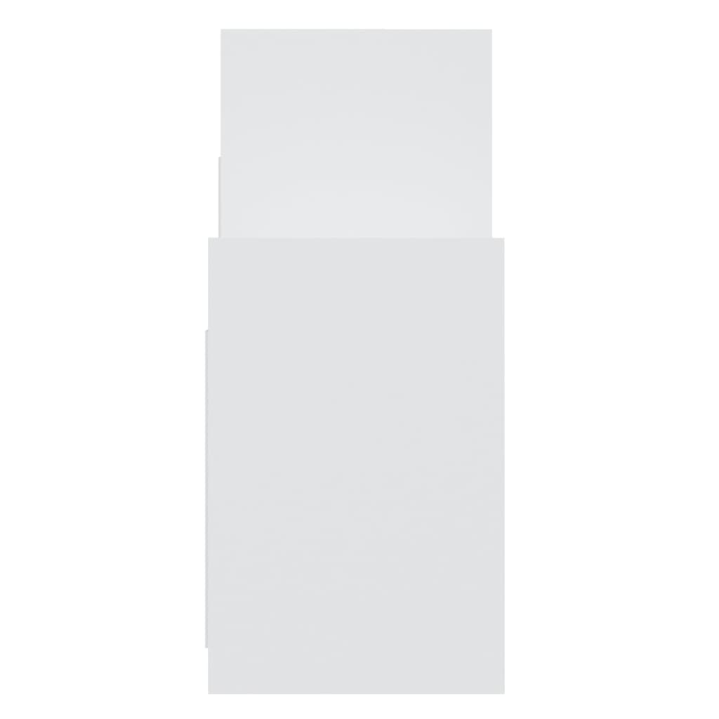 vidaXL Šoninė spintelė, baltos spalvos, 60x26x60cm, MDP