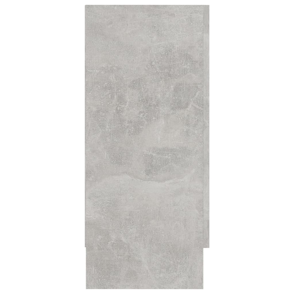 vidaXL Šoninė spintelė, betono pilkos spalvos, 120x30,5x70cm, MDP