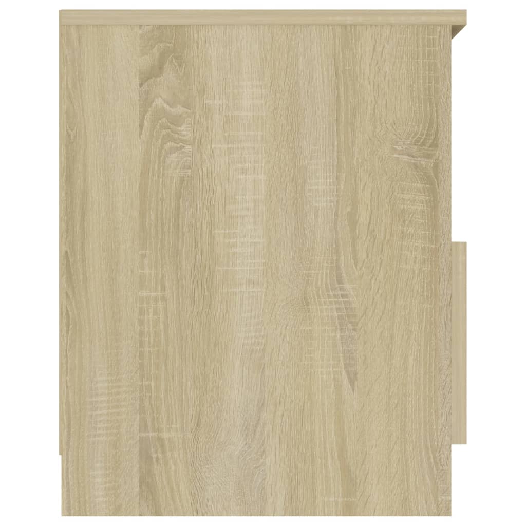 vidaXL Naktinės spintelės, 2vnt., ąžuolo, 40x40x50cm, apdirbta mediena