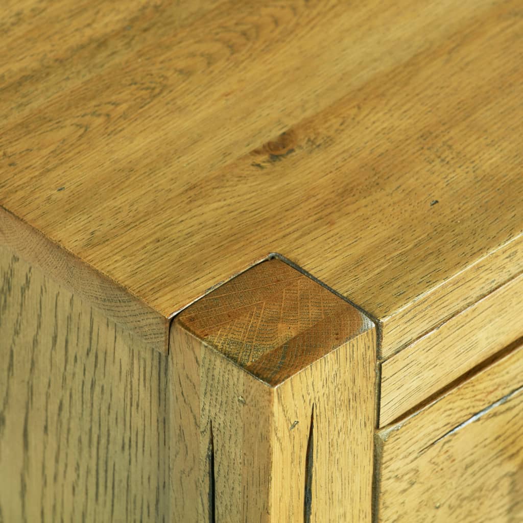 vidaXL Naktinė spintelė su 3 stalčiais, 40x30x54cm, ažuolo mediena
