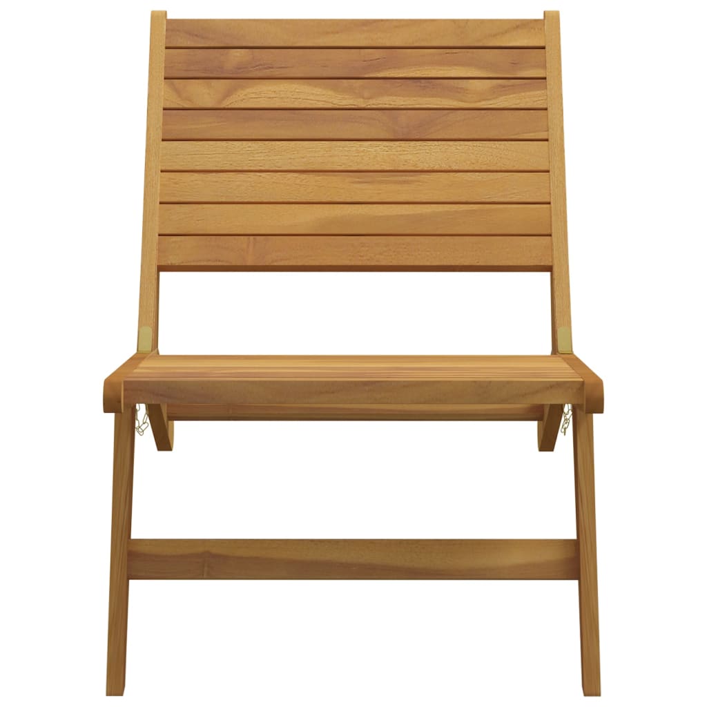 vidaXL Sodo kėdė, tikmedžio medienos masyvas