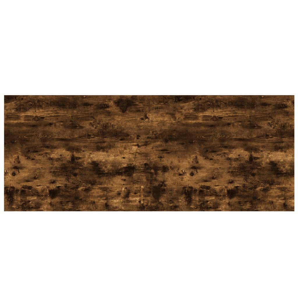 vidaXL Sieninės lentynos, 4vnt., dūminio ąžuolo, 100x40x1,5cm, mediena