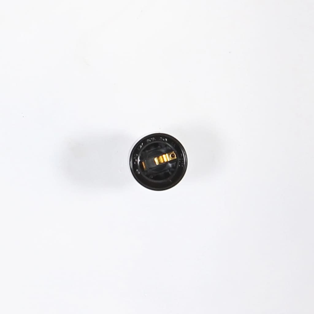 vidaXL Pakabinamas šviestuvas, juodas, 50cm, 25W, apskritas, E27