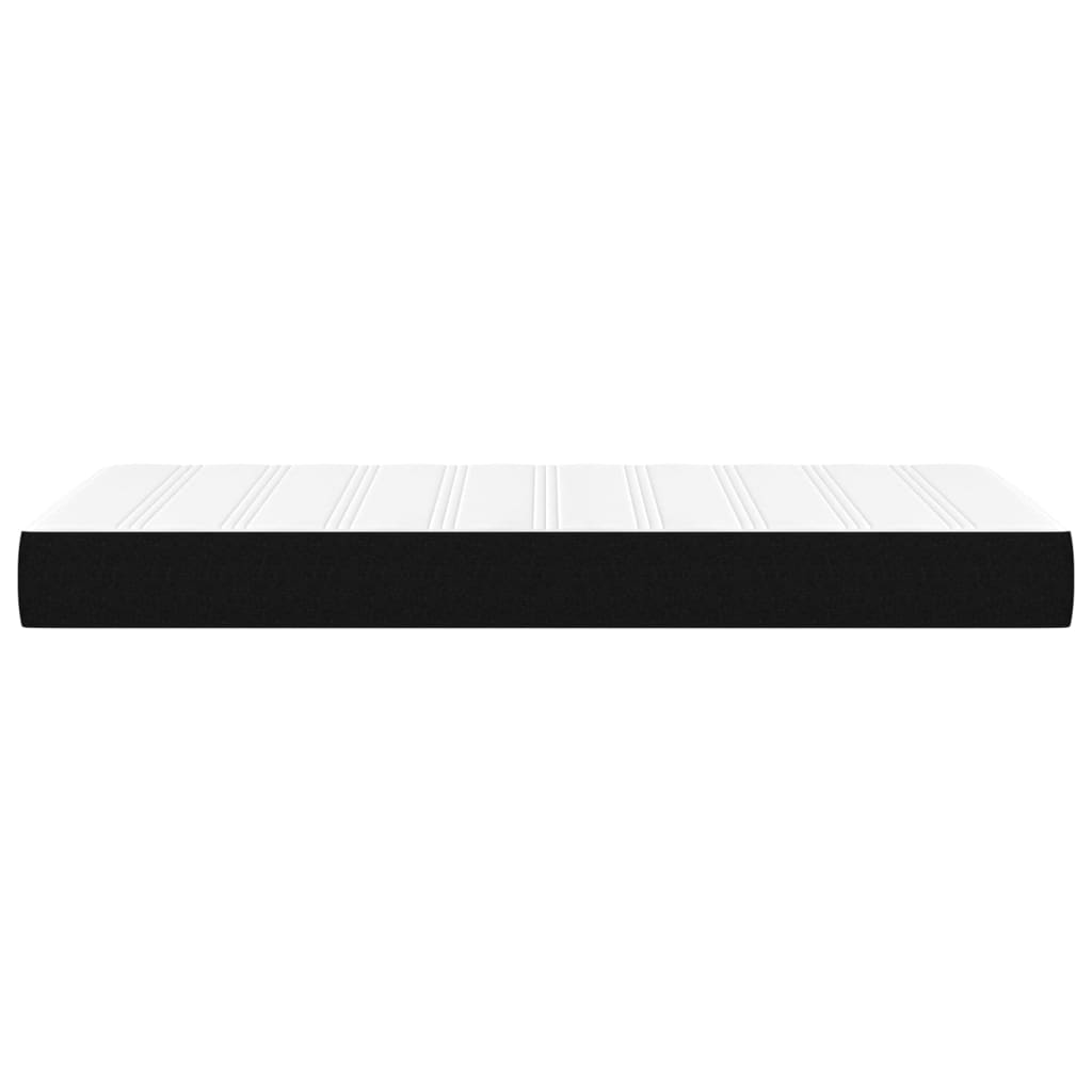 vidaXL Spyruoklinis čiužinys, juodos spalvos, 90x190x20 cm, audinys