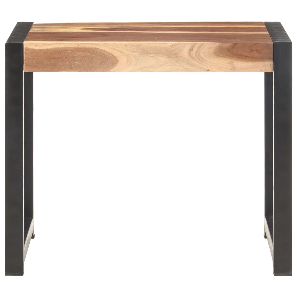 vidaXL Sudedami staliukai, 3vnt., mediena su dalbergijos apdaila