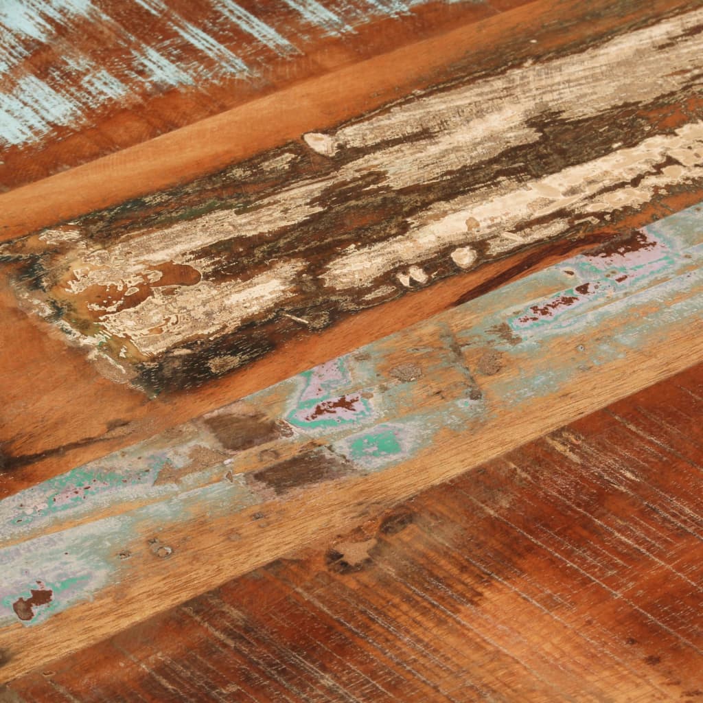 vidaXL Valgomojo stalas, 110x55x76cm, perdirbtos medienos masyvas