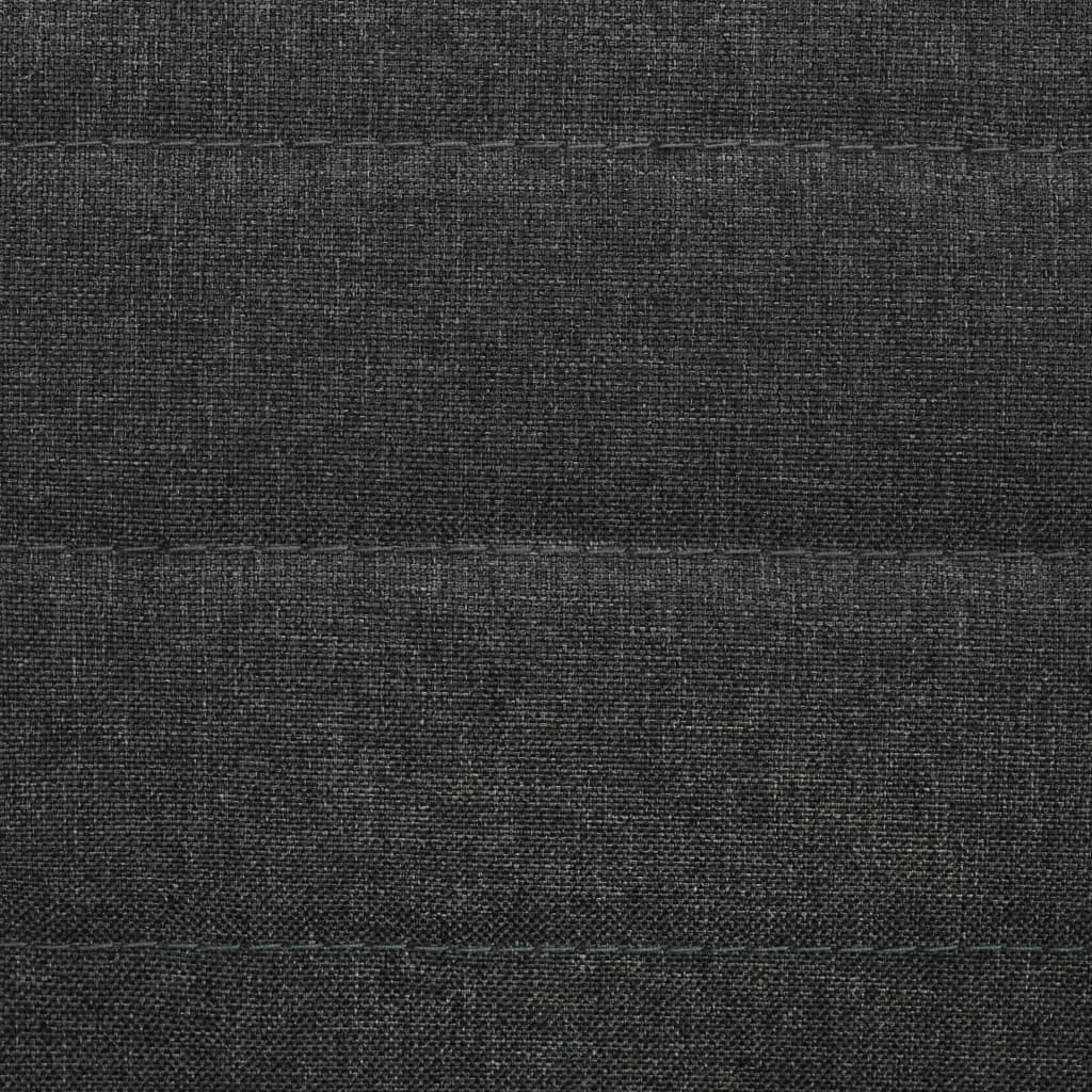 vidaXL Valgomojo kėdės, 6vnt., tamsiai pilkos, audinys