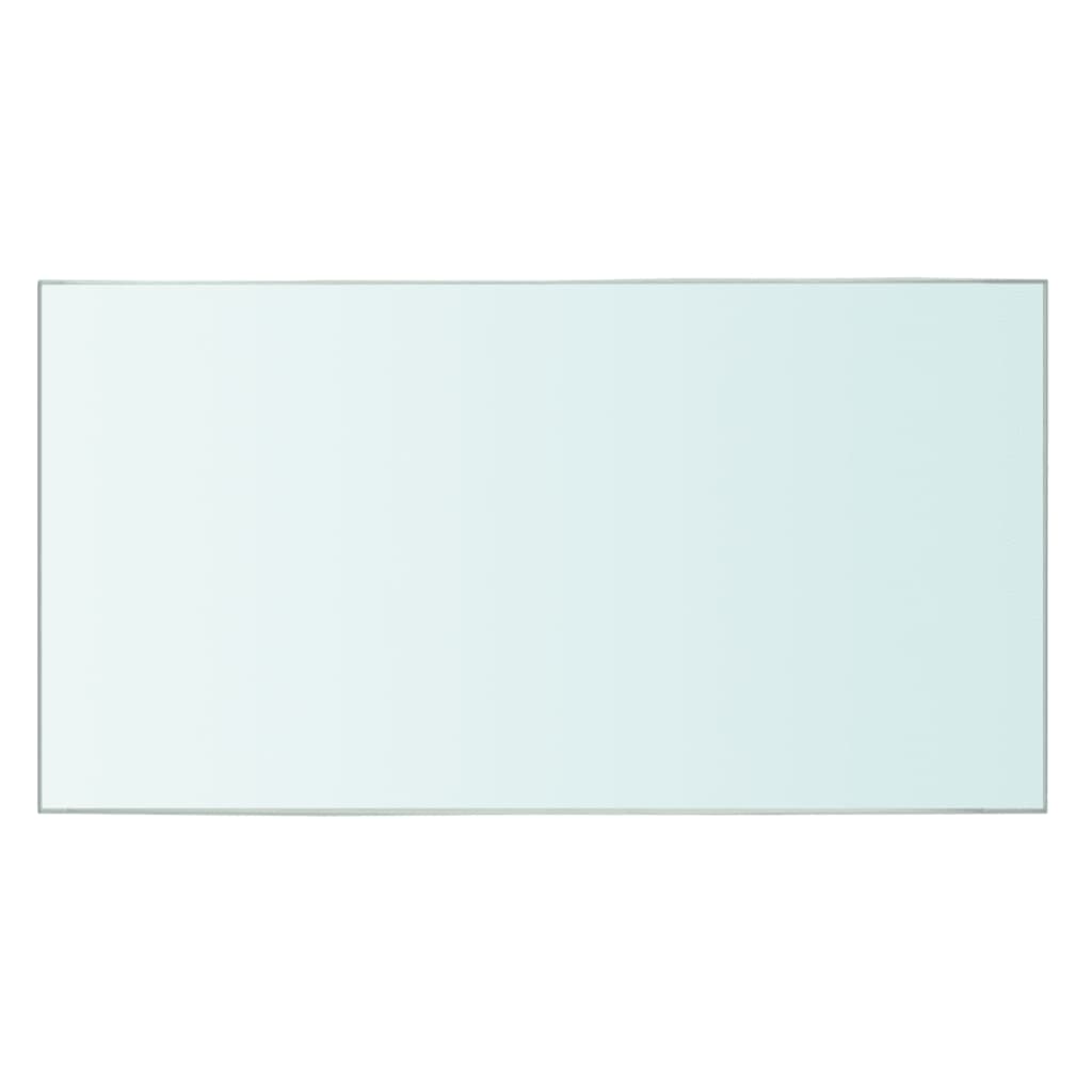 vidaXL Lentynos plokštė, skaidrus stiklas, 30x12 cm