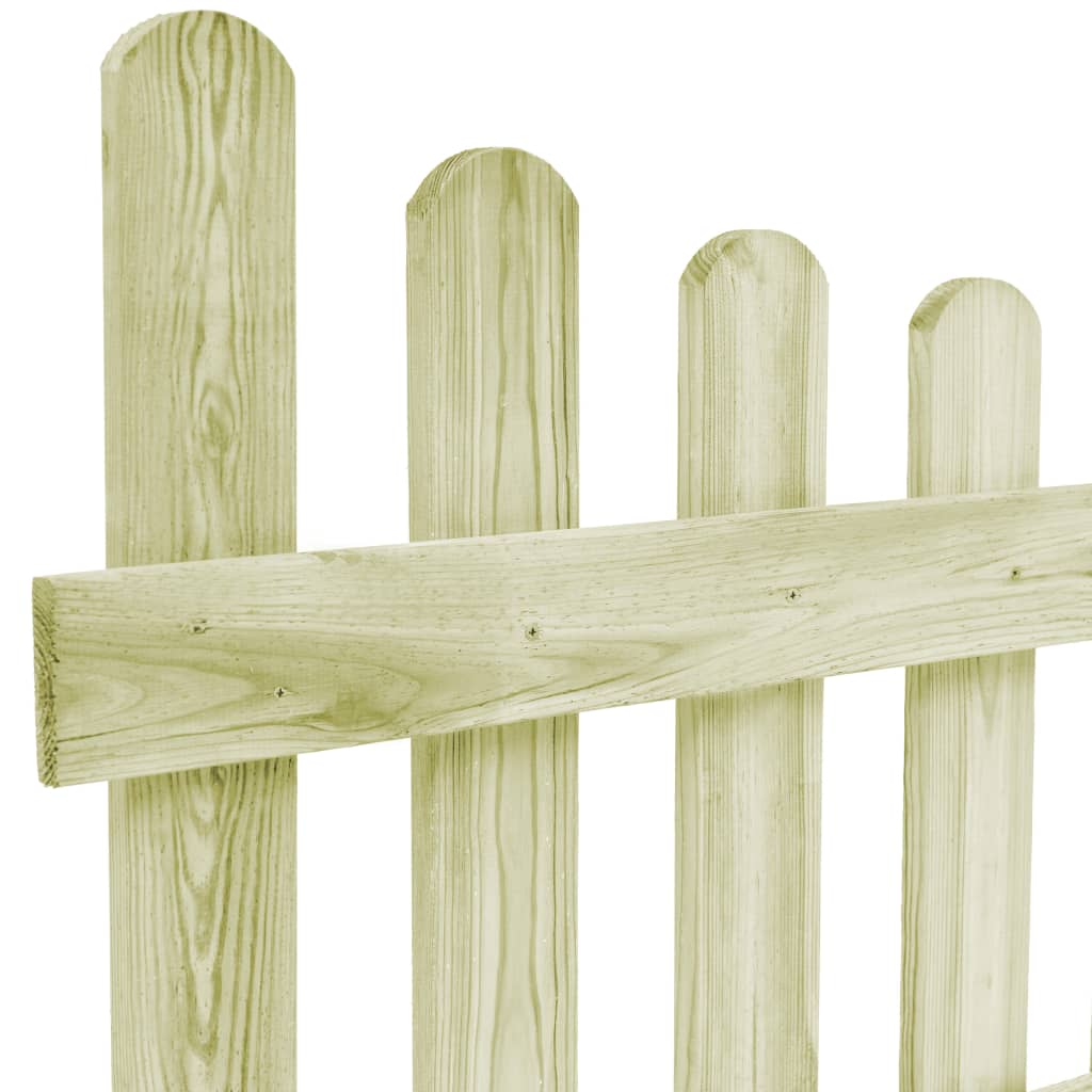 vidaXL Sodo vartai, 170x150cm, impregnuota pušies mediena