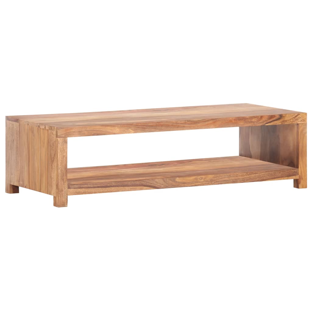vidaXL Kavos staliukas, 110x45x30cm, dalbergijos medienos masyvas