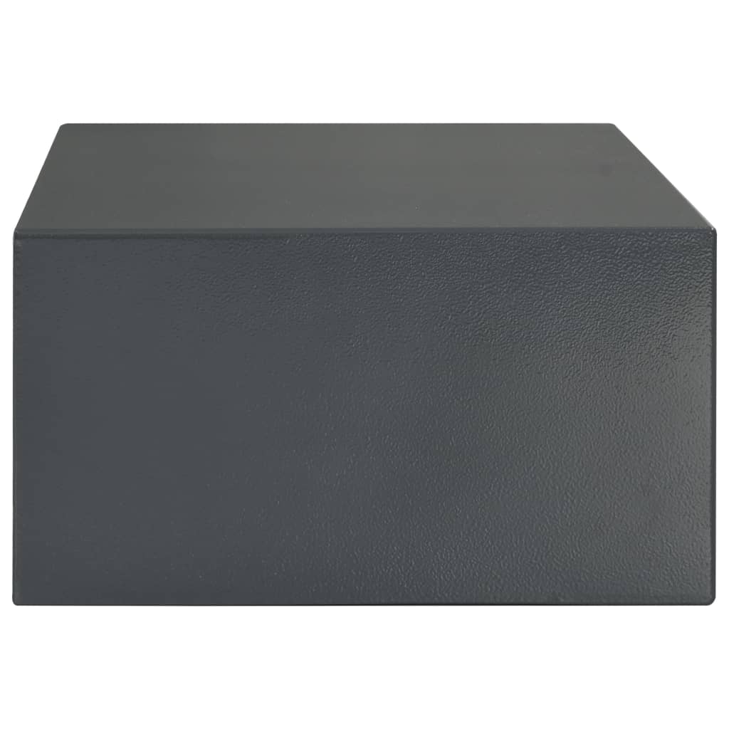 vidaXL Skaitmeninis seifas, tamsiai pilkas, 42x37x20cm