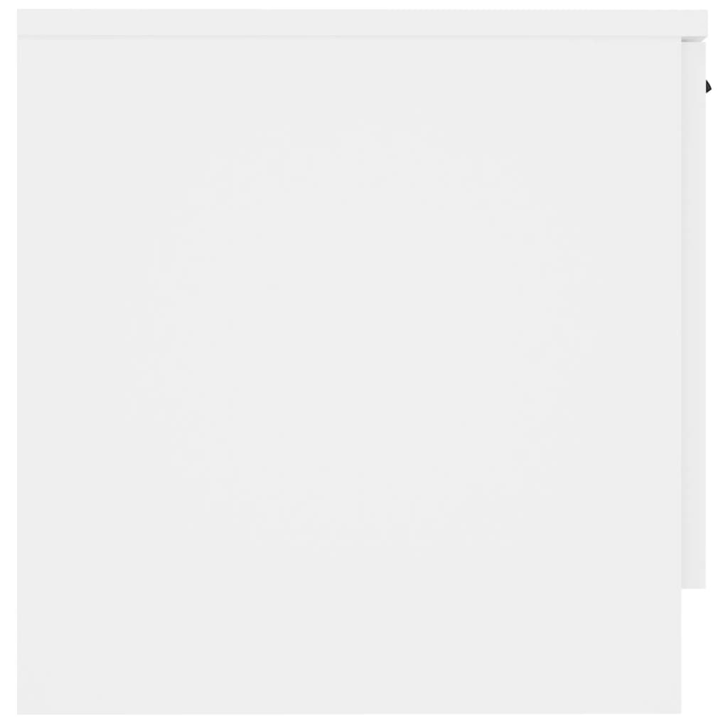 vidaXL Naktinė spintelė, baltos spalvos, 40x39x40cm