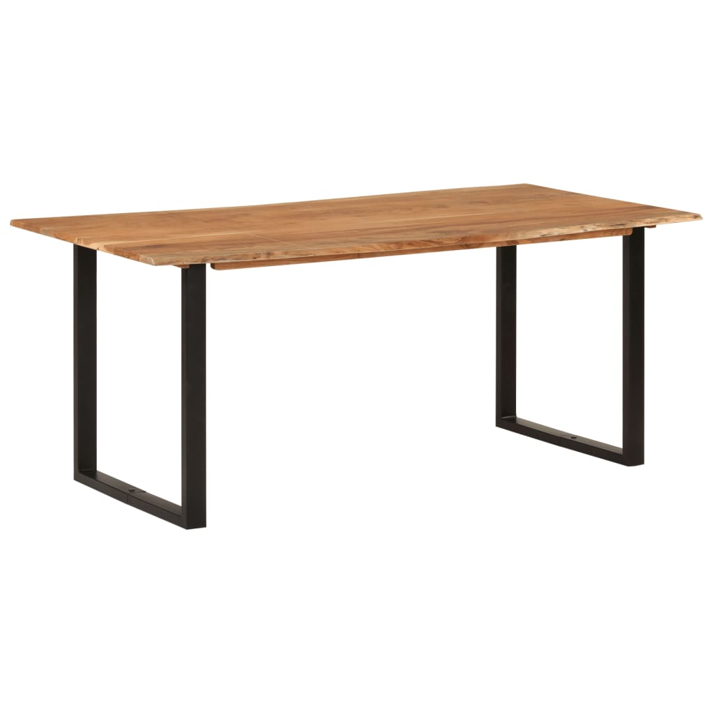 vidaXL Valgomojo stalas, 180x90x76cm, akacijos medienos masyvas