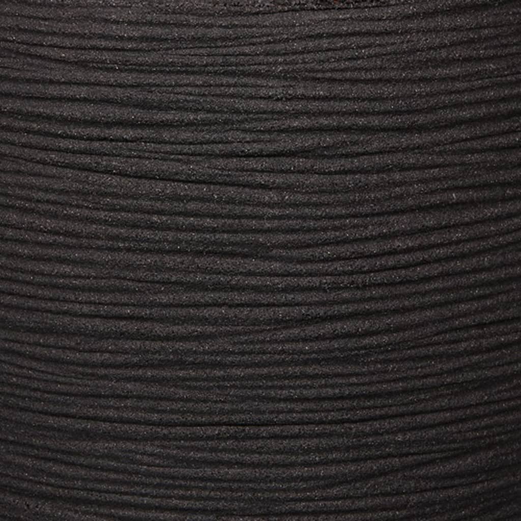 Capi Vaza Nature Rib Elegant Deluxe, juodos spalvos, 45x72cm