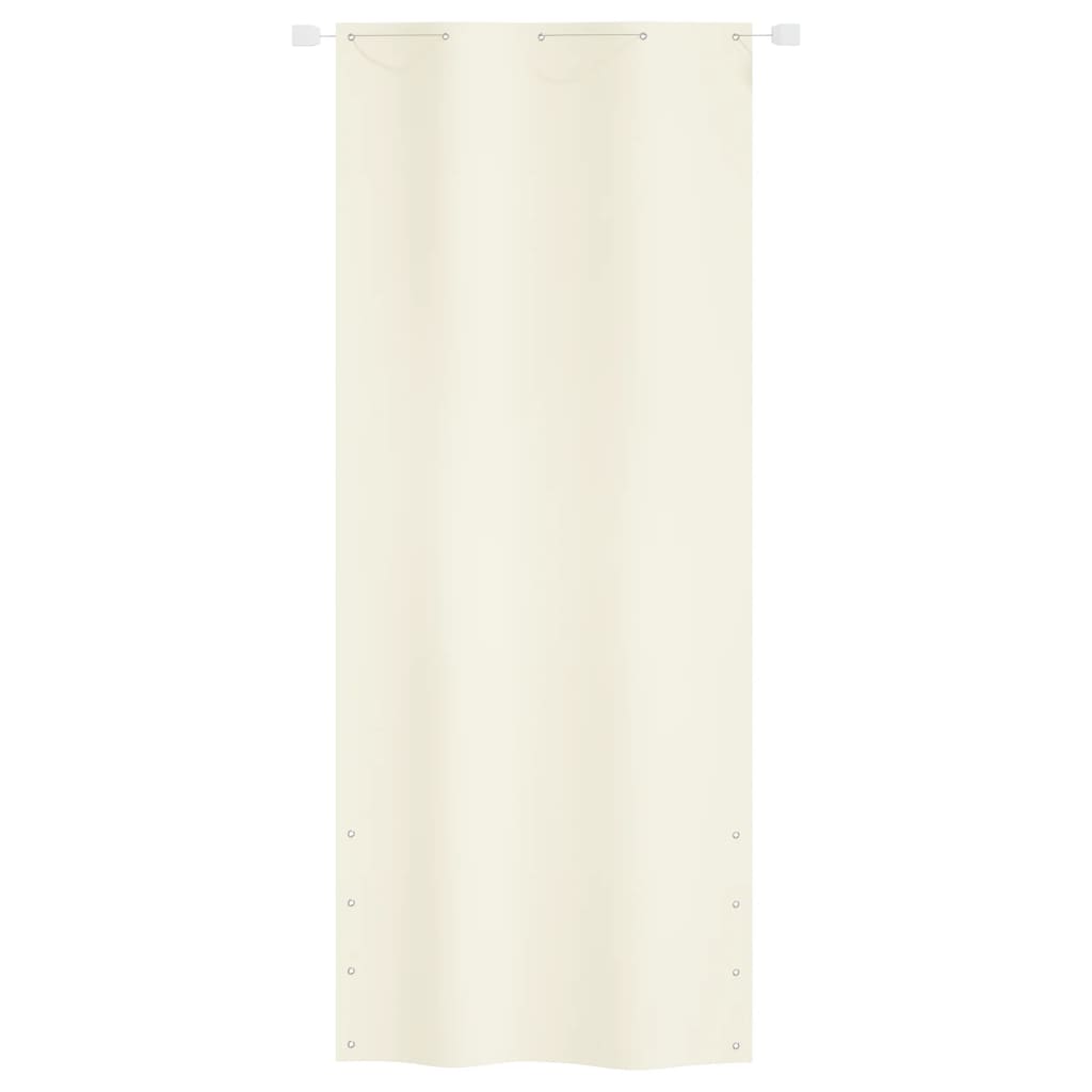 vidaXL Balkono pertvara, kreminės spalvos, 100x240cm, oksfordo audinys