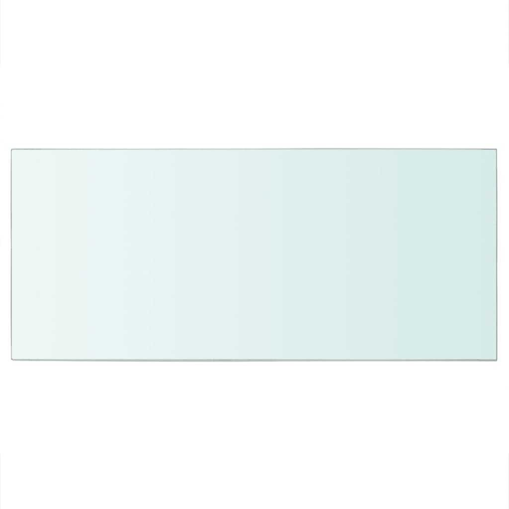 vidaXL Lentynos plokštė, skaidrus stiklas, 50x25 cm